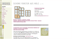 Desktop Screenshot of holzfenster-luebeck.de