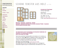 Tablet Screenshot of holzfenster-luebeck.de